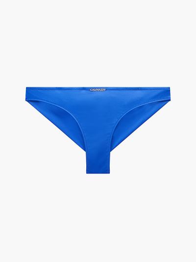 Calvin Klein Fürdőruha HU880674 | Calvin Klein Core Essentials Brazilian Női Bikini Alsó Kék / Kék